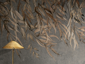 COPPER FRONDS WPN 414 - Motif panoramic wallpaper _ Spaghetti Wall